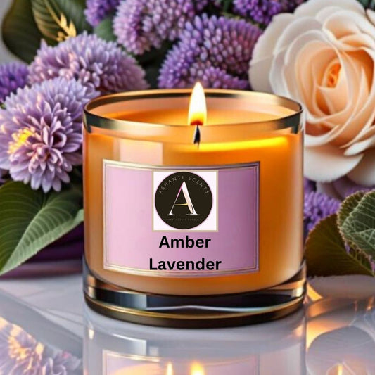 Amber Lavender 3 wick 16oz