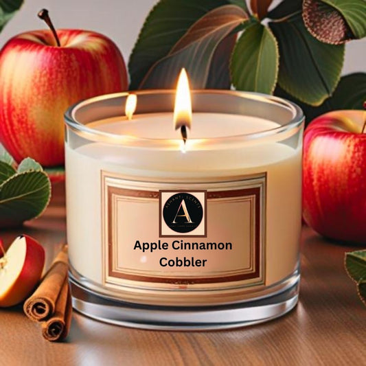 Apple Cinnamon Cobbler 3 wick 16oz